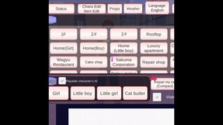 New Waiters and Waitress Tutorial SSS [Sakura School Simulator]#short