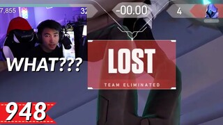 This Guy Lost The Round With The Clock Showing -00:00!!?? | Most Watched VALORANT Clips Today V948