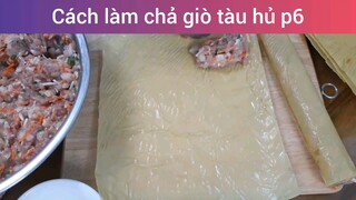 Cách làm chả giò tàu hủ p6