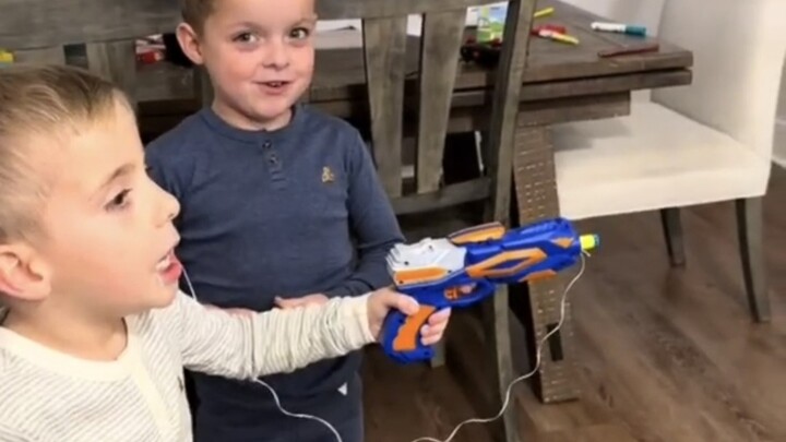 A Child's Unique Way of Removing a Baby Tooth
