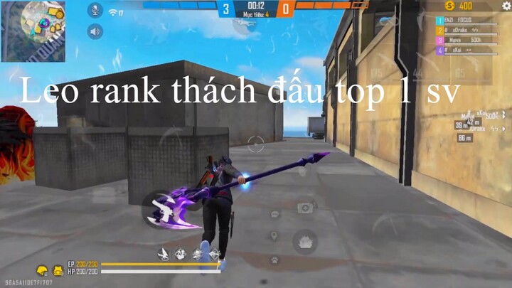 [ Highlight ] Leo rank thách đấu free fire cực hấp dẫn