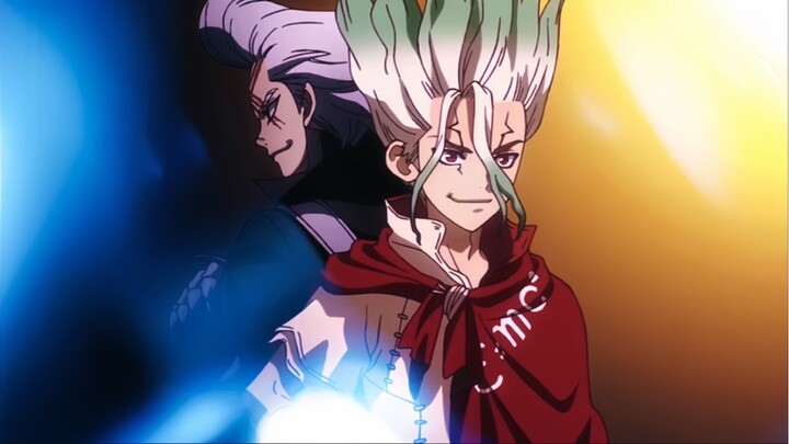 DR. STONE EP 1 (COUR 3) — Sains Cahaya vs Sains Kegelapan
