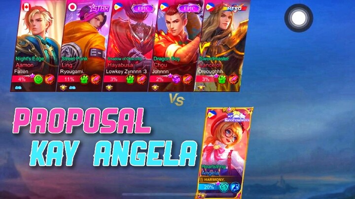 Apat na ML Heroes, Nagpropose kay Angela. Sino kaya ang makakakuha ng YES I DO 🤣