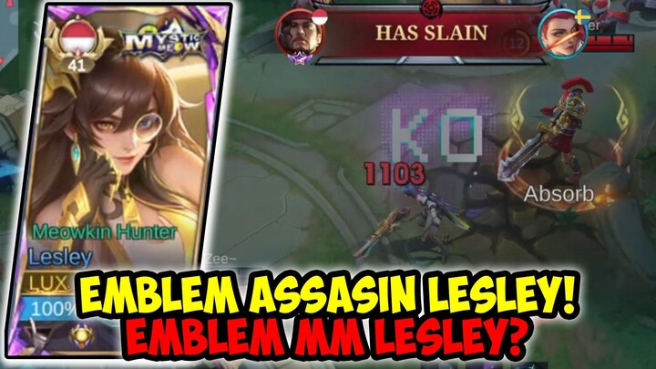 Terjawab Sudah Emblem Lesley Damage Tersakit