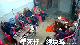 This kid scared a roomful of grandpas into becoming his grandchildren.