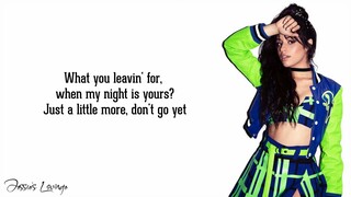 Camila Cabello - Don't Go Yet (Lyrics)