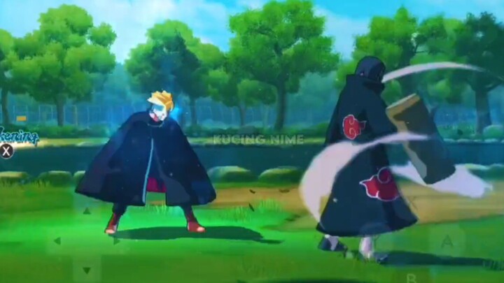 Boruto Two Blue Vortex Rasenton VS Itachi Akatsuki - NXB Storm connection Gameplay