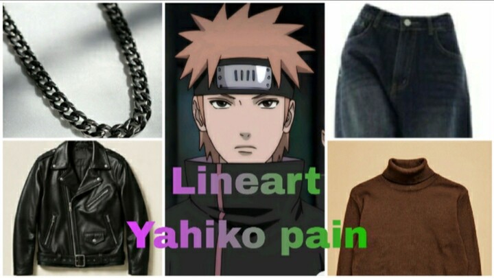 Lineart Yahiko Pain✨