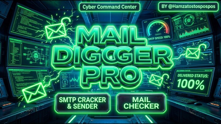 MAIL DIGGER PRO 2026 Mail Access Checker & Smtp checker & Sender by @Hamzatostospospos