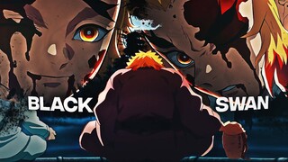 「Black Swan 🖤🦢」Demon Slayer「AMV/EDIT」4K