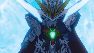 SD11-3 Yasen X Gundam ganteng banget di bawah bulan purnama