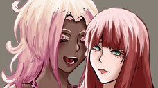 Random speed paint | fem shidou and sae |
