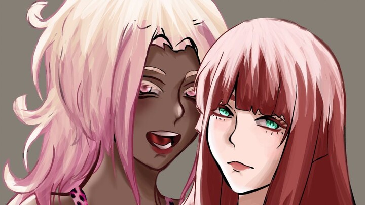 Random speed paint | fem shidou and sae |