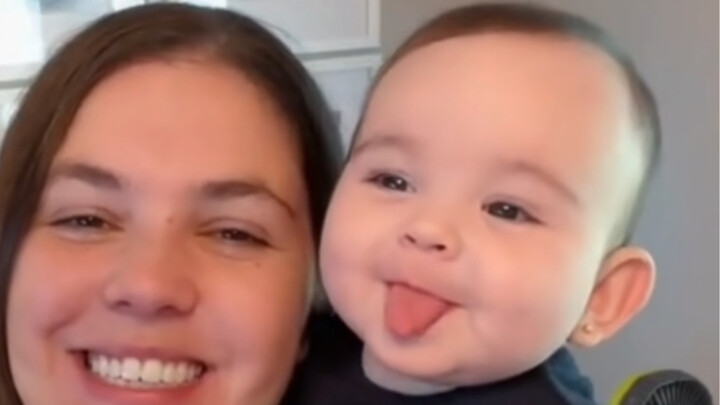 超有镜头感的人类幼崽