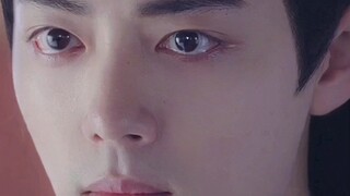 He is really good at acting with tears in his eyes