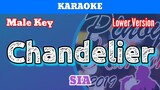 Chandelier by Sia (Karaoke : Male Key : Lower Version)