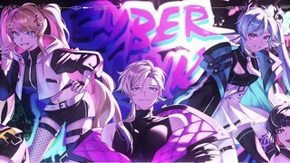【غناء مُعاد/字幕 بالعربية】CYBERPUNK DEADBOY【 Finana/Claude/Shu/Meloco/Kotoka/NIJISANJI EN】