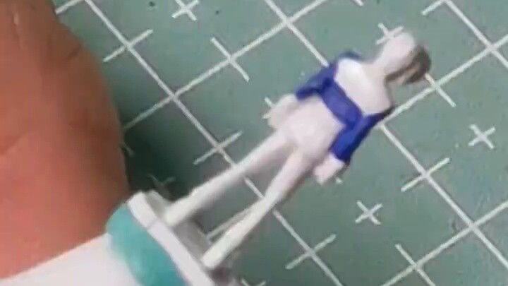Marker pen painted Lacus boyfriend Kira 1/100 Long Dragon Strike Freedom mgex