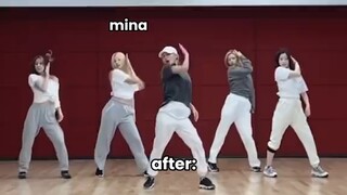 The choreography that TWICE has changed over the years