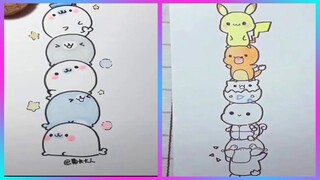 Đỉnh Cao Tik Tok 💘 Vẽ Hình Cute Đáng Yêu  💘 Những Hình Vẽ Cute 💘How to draw cute pictures