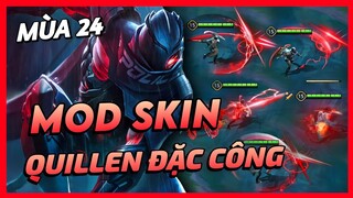 Mod Skin Quillen Đặc Công  Mãng Xà Mùa 24 Mới Nhất Có Hiệu Ứng Không Lỗi Mạng | Yugi Gaming