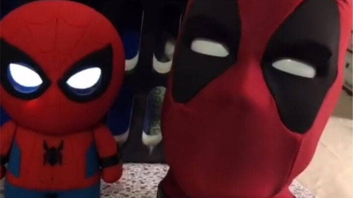 Absolutely don’t let the little spider and Deadpool’s head end up together.