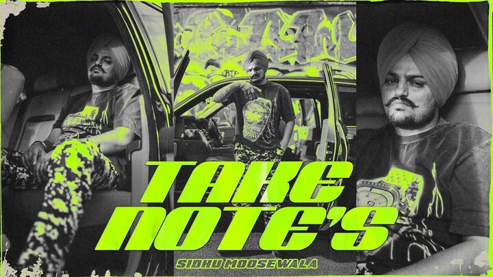 TAKE NOTES ( Official Audio) Sidhu Moose Wala | Latest Punjabi Songs 2025