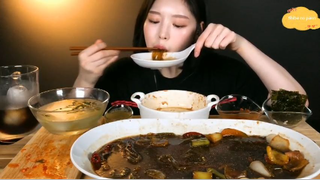 Miến sườn bò kho, chả cá sốt ăn với cơm 11 #amthuc