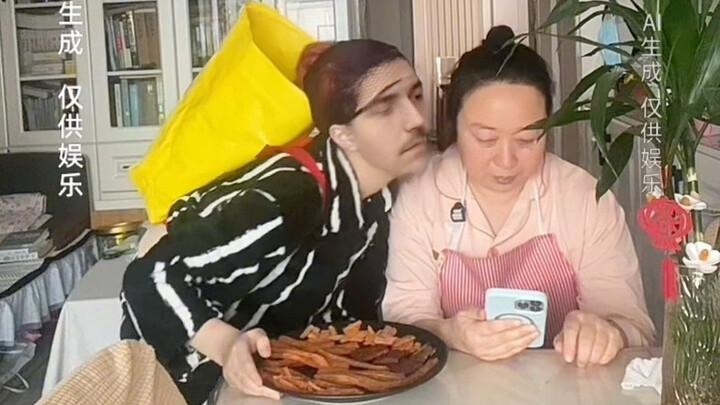 Khi tôi cố gắng giới thiệu món ngon cho mẹ.