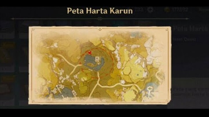 MISI IKUTI PETUNJUK PETA DAN TEMUKAN HARTA KARUN - GENSHIN IMPACT
