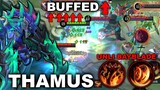 THAMUZ New Unli First Skill | THAMUZ NEW BUILD & EMBLEM | MLBB