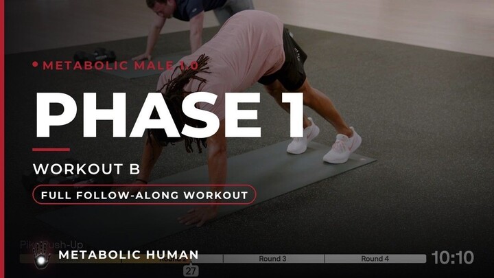 15-MIN Fat Burn Workout for Men 男士全身燃脂跟练 | Metabolic Male 1.0 - Phase 1 Workout B