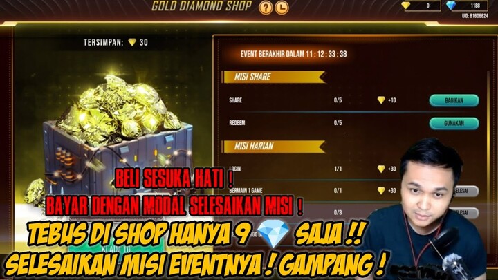 EVENTNYA PLAYER GRATISAN ! GOLD DIAMOND SHOP FREE FIRE TERBARU