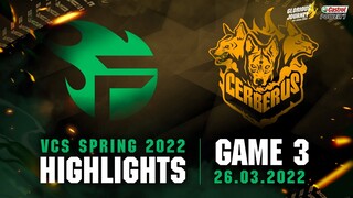 Highlights TF vs CES [Ván 3][VCS Mùa Xuân 2022][26.03.2022]