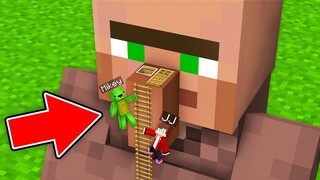 Mikey and JJ Built a Secret House Inside a Villager’s NOSE in Minecraft (Maizen)