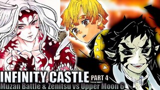 INFINITY CASTLE - Muzan Battle & Zenitsu vs Upper Moon 6 / Demon Slayer