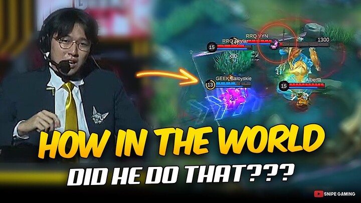 INDO CASTERS GOT SO HYPE BY BALOYSKIE'S CLUTCH LORD STEAL. . . 🤯