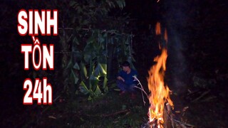 THỬ THÁCH 24H SINH TỒN SĂN ĐÊM CHỐNG CHỌI VỚI CƠN MƯA | PHẦN 2 | HIEU TV