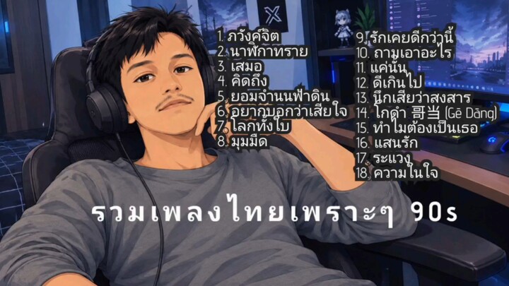 รวมเพลงไทยเพราะๆ 90s  18เพลง