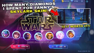 I GOT SKYLARK SKIN IN STAR WARS EVENT | HOW MANY DIAMOND I SPENT? | MLBB