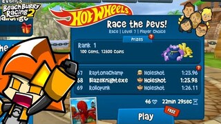 Race the Devs! Tournament Beach Buggy racing 2 Hotwheels event