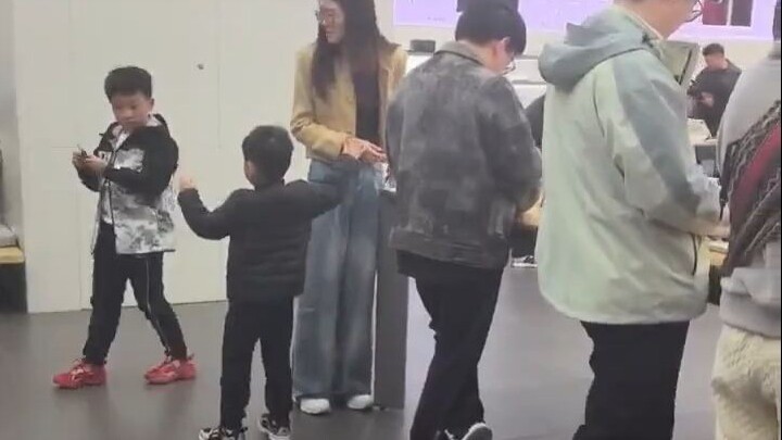 Mistook the young lady for Mom—Dad was absolutely delighted!