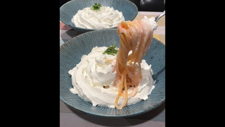 การผสมผสานของครีมหวานและพาสต้าเมนไทโกะหนา อร่อยแบบคาดไม่ถึง 🍝