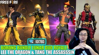 BORONG DUO LUNAR ROYALE - SUPER HOKI! DAPAT 2 BUNDLE TANPA DIAMOND! GARENA TIDAK BERCANDA! FREE FIRE