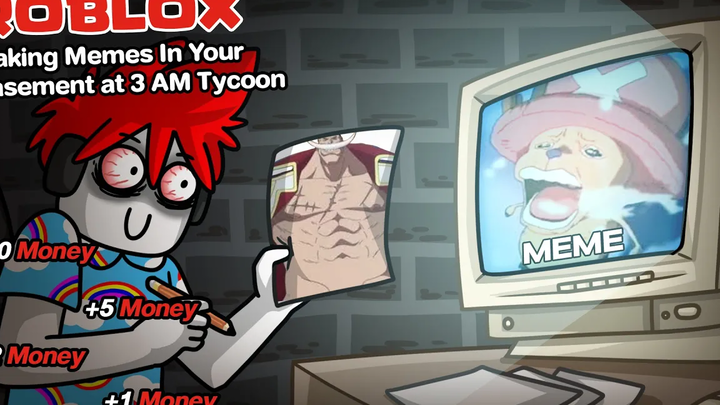 Roblox Making Memes at 3 AM 😔 เมื่อฉันต้องมานั่งทำมีม ตอนตี 3 หาเลี้ยงชีพตัวเอง !!!