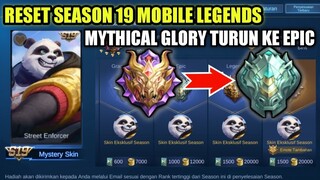 RESET SEASON 19 KE 20 MOBILE LEGENDS!!! BOCORAN PENURUNAN TIER RANK S19 MLBB
