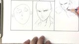 [Tantangan Menggambar] Menggambar Saitama dalam 10 detik/3 menit/30 menit!