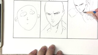 [Thử thách vẽ] Vẽ Saitama trong 10 giây/3 phút/30 phút!