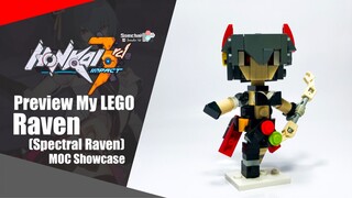 Preview my LEGO Raven (Spectral Raven) Chibi from Honkai Impact 3rd | Somchai Ud
