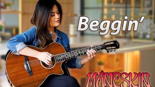 Måneskin "Beggin" เปิดฟังร๊อคฮิต [กีต้าร์ฟิงเกอร์สไตล์]